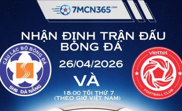 Đà Nẵng vs Thể Công 18:00 ngày 26/04/2026: Sức ép ngàn cân tại Hòa Xuân