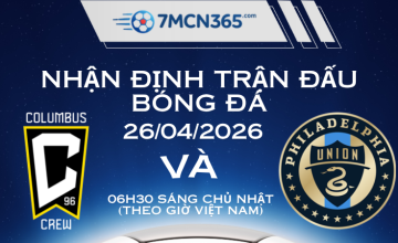 Nhận định Columbus vs Philadelphia (06:30, 26/04): Bài toán khó cho đội bóng bang Pennsylvania