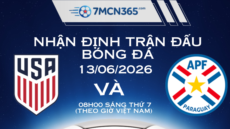 Nhận định Hoa Kỳ vs Paraguay (08h00, 13/06): Sức nóng tại "thánh địa" SoFi Stadium